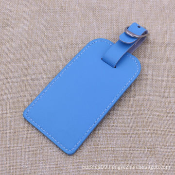 2015 Custom PU Leather Luggage Tags with Embossed Logo